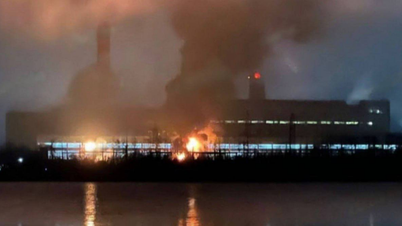 Ucrania ataca una central térmica en Moscú
