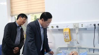 Phó Chủ tịch Thường trực Ủy ban MTTQ Việt Nam tỉnh Phạm Triều thăm Mẹ Việt Nam Anh hùng Trần Thị Thung