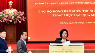 Hanoi mobilizuje kadry, urzędników, pracowników sektora publicznego i robotników, aby wspierać ludzi dotkniętych klęskami żywiołowymi, wypłacając im co najmniej jednodniową pensję.