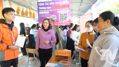 การเชื่อมโยงธุรกิจกับคนงานในตำบลเฟืองเตียน