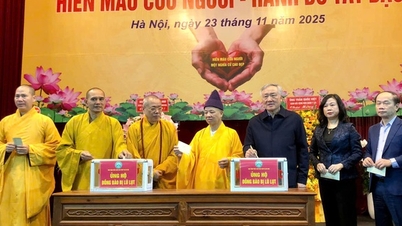 Perayaan 'Menderma darah untuk menyelamatkan orang - Amalkan jalan Bodhisattva', ke arah penduduk kawasan Tanah Tinggi Tengah dan Tengah yang terjejas akibat banjir