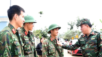 Den främre kommandoposten för militärregion 7 inspekterade katastrofåterställningsarbetet i D'Ran-kommunen.