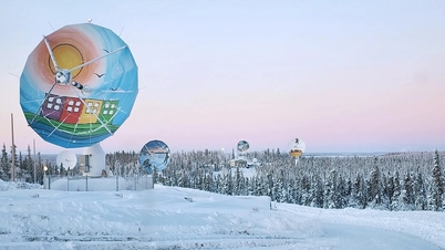 رقابت فضایی با چین، ساخت آنتن ماهواره‌ای در قطب شمال را رونق بخشید