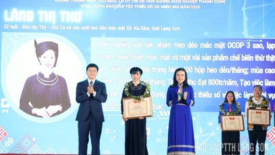 Drie bijzondere jongeren uit Lang Son werden geprezen door het Centraal Comité van de Communistische Jeugdbond van Ho Chi Minh.