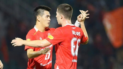 Tien Linh ends his 'drought', Ho Chi Minh City Police Club faces Cong Phuong's team in the National Cup quarter-finals.