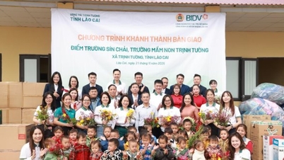 シンチャイ教室棟を寄贈し、緑の夢を育む