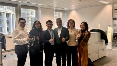 سفیر نگوین داک تان از دفتر تازه افتتاح شده FPT در فرانکفورت، آلمان بازدید کرد.