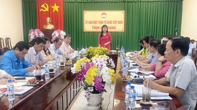 Preparativos praticamente concluídos para o Congresso de Delegados da Frente da Pátria Vietnamita da província de An Giang, mandato 2025-2030.