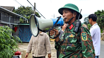 ادامه تخلیه فوری مردمی که در نزدیکی تپه «پاره شده» در منطقه سیل‌زده دا نهیم زندگی می‌کنند