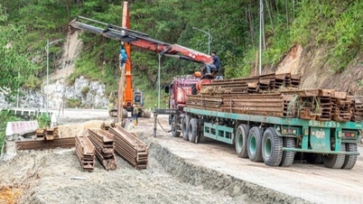 Redding en herstel van aardverschuivingen bij Prenn Pass
