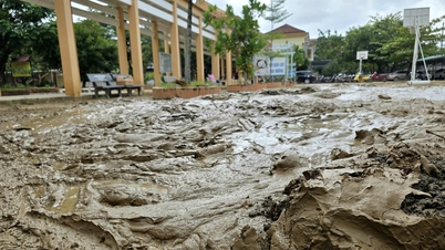 Khanh Hoa: School kampt met modder en zwak water, dringend oproep voor vrijwilligers