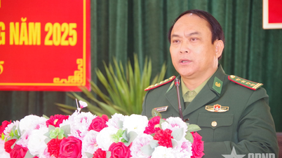 Nam Can internasjonale grenseport grensevaktstasjon oppsummerer grensevaktens arbeid i 2025