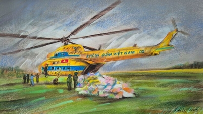 예술가 르 사 롱의 그림을 통해 '동포 여러분을 너무나 사랑합니다'