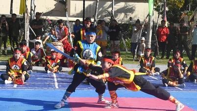 하티엔에서 열리는 독특한 인간 체스와 무술 대회