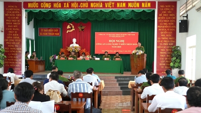 Polisi Komune Ham Thuan Nam mendengarkan pendapat masyarakat, meningkatkan kualitas layanan