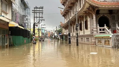 U.23 Vietnam afectat de inundații grave în Songkhla, Thailanda