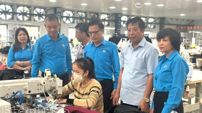 Provinční federace práce Khanh Hoa navštívila podniky a pracovníky, povzbuzovala je a sdílela s nimi potíže.