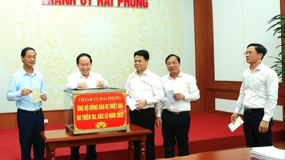 Komite Tetap Komite Partai Kota Hai Phong meluncurkan kampanye untuk mendukung masyarakat yang terkena dampak banjir.