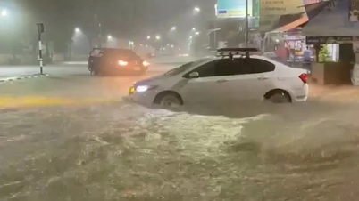 Svåra översvämningar i södra Thailand