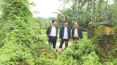 Vicevoorzitter van het stadsvolkscomité Tran Anh Tuan inspecteerde de onderwijs- en leeromstandigheden in de gemeente Xuan Phu.