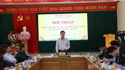 A Tartományi Népi Bizottság vezetői párbeszédet folytatnak a Mau Son község polgáraival