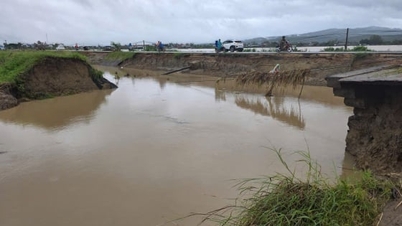 سیلاب نے ڈونگ کیم آبپاشی کا نظام تباہ کر دیا: فوری مرمت کے لیے 49 بلین سے زیادہ کی ضرورت ہے۔