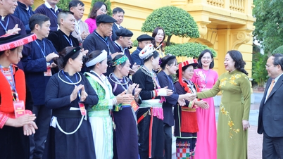 Wiceprezydent spotyka się z delegacją mniejszości etnicznych z prowincji Cao Bang