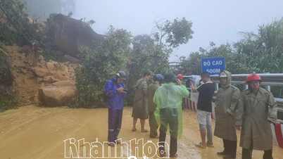 Het provinciaal volkscomité van Khanh Hoa vraagt ​​om steun voor het opblazen van stenen op de nationale snelweg 27C