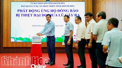 Рада з управління проектами розвитку провінції Кханьхоа мобілізувала понад 260 мільйонів донгів для людей у ​​постраждалих від повені районах.