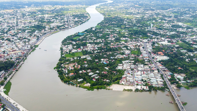 Tropisk lavtrykk kan forårsake kraftig regn. I morges slipper Dau Tieng-sjøen proaktivt ut vann.