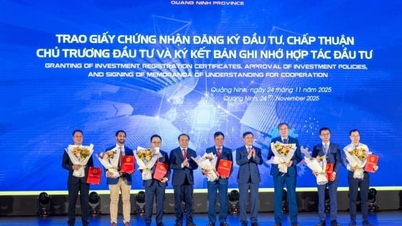 Quang Ninh har sju prosjekter til med en total investering på over 16 000 milliarder VND.