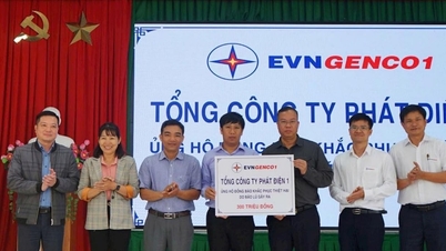 Az EVNGENCO1 támogatja Lam Dong tartományt az árvizek okozta károk leküzdésében