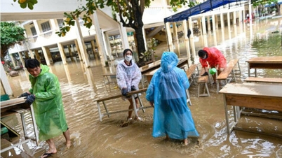 Utbildningsministeriet: Förbered 10 miljoner läroböcker för gratis utdelning till elever i översvämningsdrabbade områden