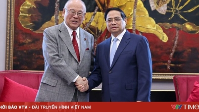 Thủ tướng Phạm Minh Chính tiếp Cố vấn đặc biệt Liên minh Nghị sĩ Hữu nghị Nhật - Việt