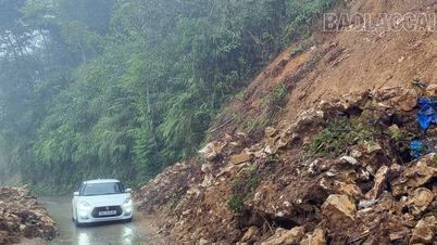 Jordskred på viktige veier i Sa Pa nasjonale turistområde må raskt overvinnes.