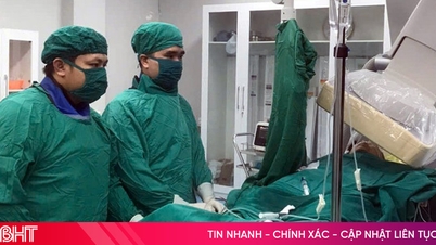 ช่วยชีวิตผู้ป่วยหัวใจหยุดเต้น 30 นาที ที่ห่าติ๋ญ