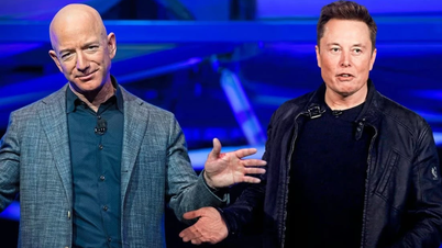 Elon Musk mocks Jeff Bezos as a “copycat”