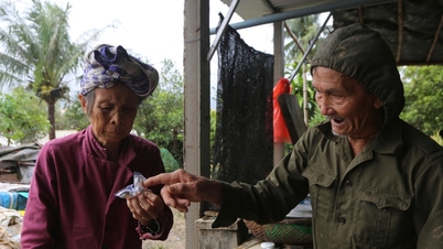 An elderly couple survived the historic flood and are now trying to rebuild their home.