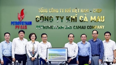 Une délégation de la province de Ca Mau a visité et travaillé à PV GAS CA MAU