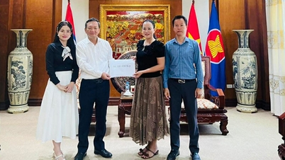 Comunidade vietnamita no Laos presta apoio às vítimas das enchentes