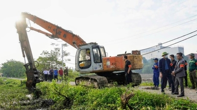 Xã Tây Phương cưỡng chế thu hồi đất phục vụ dự án Cụm công nghiệp làng nghề Hữu Bằng