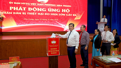 Le comité du Front de la Patrie du Vietnam du quartier de Nha Trang a lancé une campagne pour collecter près de 305 millions de dongs afin de contribuer à surmonter les conséquences des inondations.