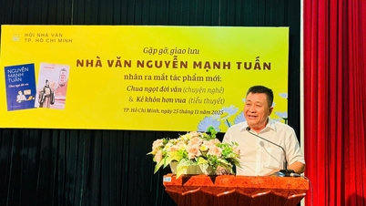 Author of 'Cu Lao Tram' Nguyen Manh Tuan talks about 'putting down the pen...'