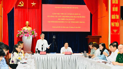 ঝড় ও বন্যার পর খান হোয়া পুনর্গঠনে হো চি মিন সিটি জরুরিভাবে সহায়তা করছে