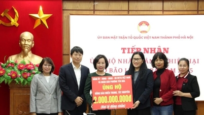 ฮานอย: ได้รับเงินมากกว่า 22,000 ล้านดองเพื่อช่วยเหลือผู้ได้รับผลกระทบจากภัยพิบัติทางธรรมชาติ