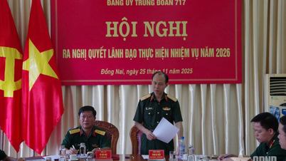 មេបញ្ជាការកងពលធំលេខ១៦ បានចូលរួមសន្និសីទ ចេញសេចក្តីសម្រេចដឹកនាំអនុវត្តភារកិច្ចឆ្នាំ២០២៦ របស់កងវរសេនាធំលេខ៧១៧។