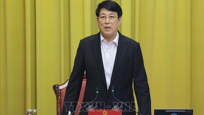 Prezident Luong Cuong předsedal schůzce s prezidentskou kanceláří.