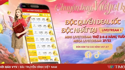 Jutaan tiket 0 VND, promosi tiket Tet, dan ribuan hadiah menarik di Vietjet Mega Livestream 27 November