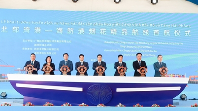 Deschiderea primei croaziere internaționale pe ruta Golful Bac Bo - portul Hai Phong