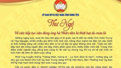 Hung Yen продолжает мобилизовать и оказывать поддержку людям, пострадавшим от наводнений.